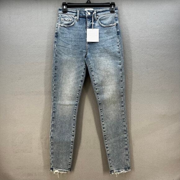 Pistola Jeans Women's 26 (2) Blue Aline Pursue Skinny Ankle  Preppy Normcore NWT - Picture 1 of 13